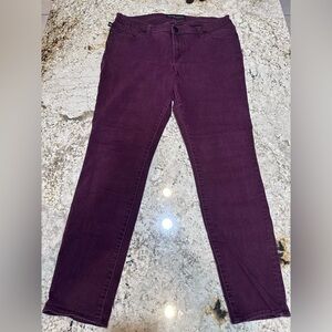 Rock & Republic Purple Skinny Jeans